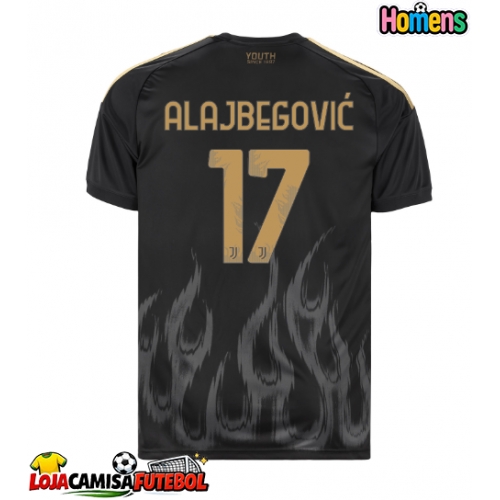 Camisa de Futebol Juventus Kerim Alajbegovic #17 Equipamento Alternativo 2026-27 Manga Curta